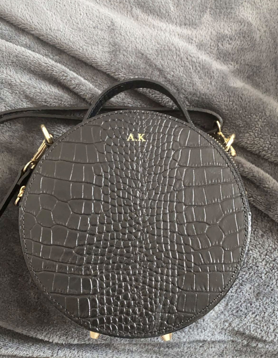 Customer photo review of The Rosie Circle Croc Bag
