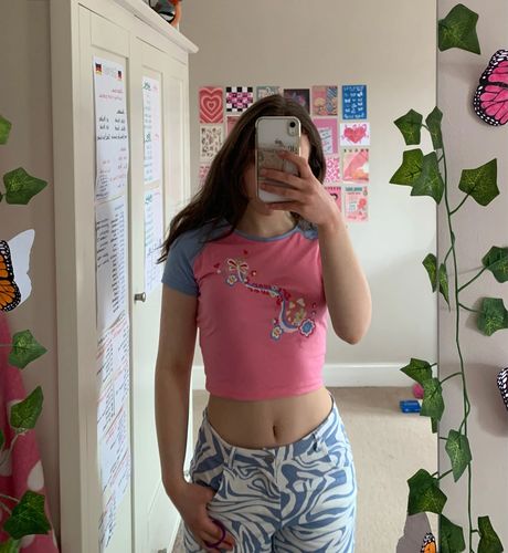 Customer photo review of Flower Power Crop Top