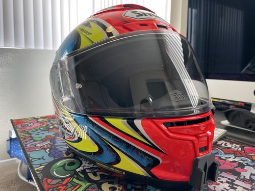 Customer photo review of Shoei X-14/X-Spirit III Camera Mount