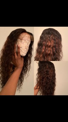 Customer photo review of Brooklyn Hair 9A Brazilian Loose Wave 2 Bundle Deals