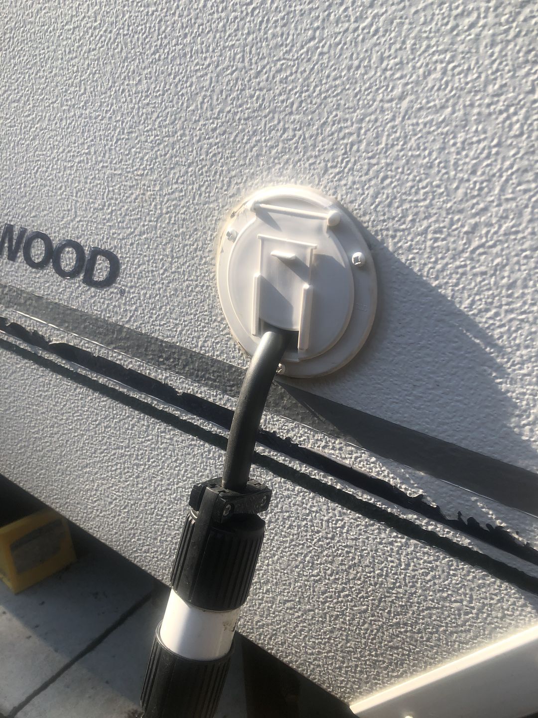 Customer photo review of Power Cord Hatch