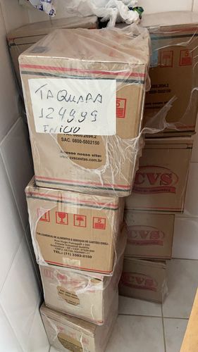 Customer photo review of Cesta Básica Econômica Júnior