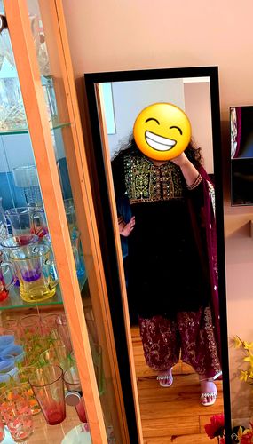 Customer photo review of Ethnic PK Summer Lawn Ladies Kurti in Black