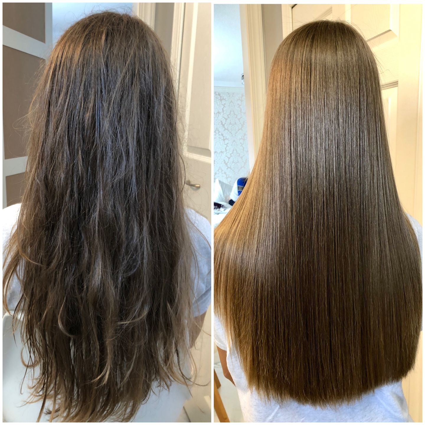 Customer photo review of Coconut Liss - Brazilian Hair Protein 1L