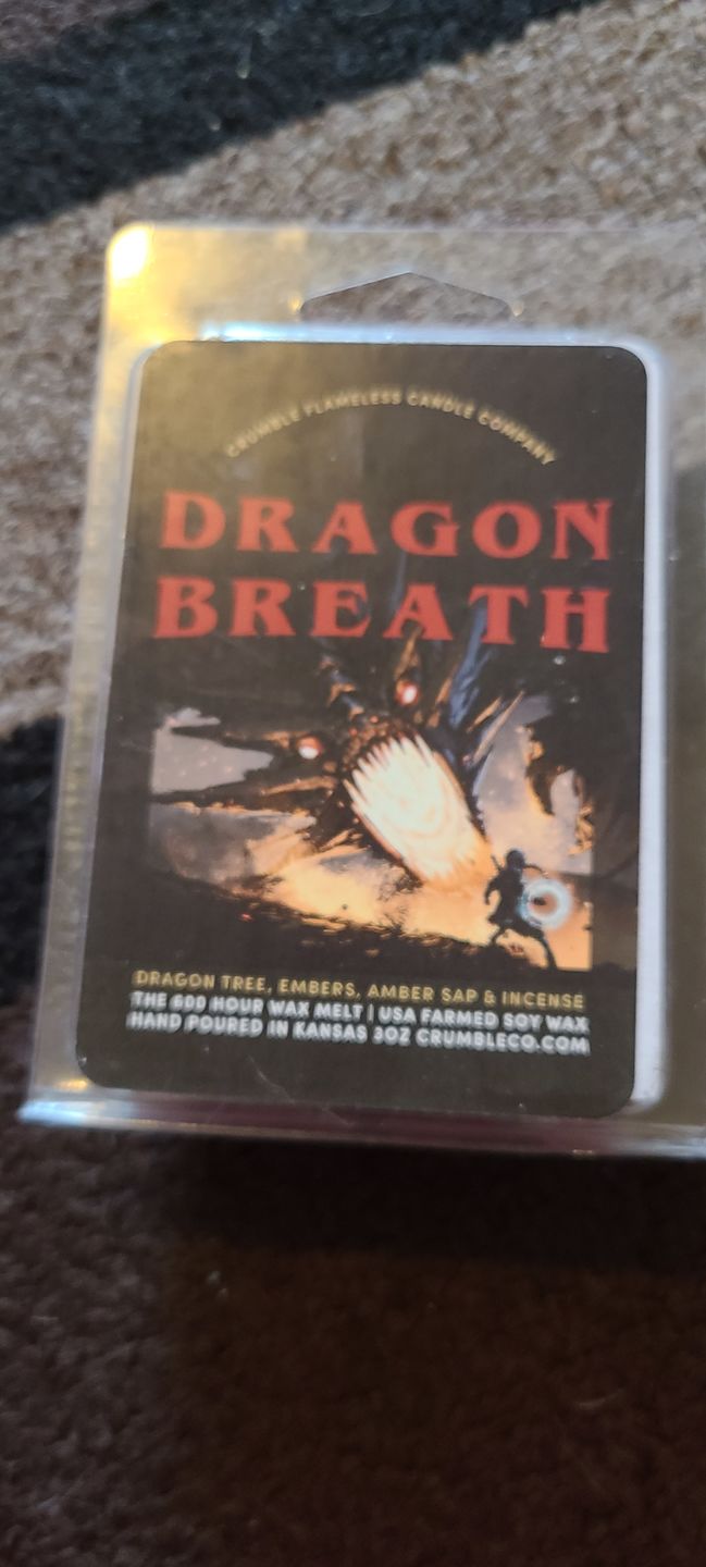 Customer photo review of Dragon Breath Wax Melts