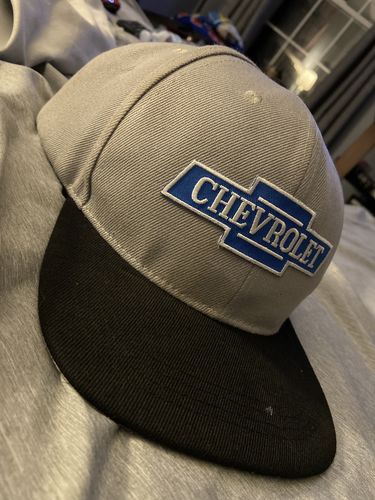 Customer photo review of Blank Snapback - Grey