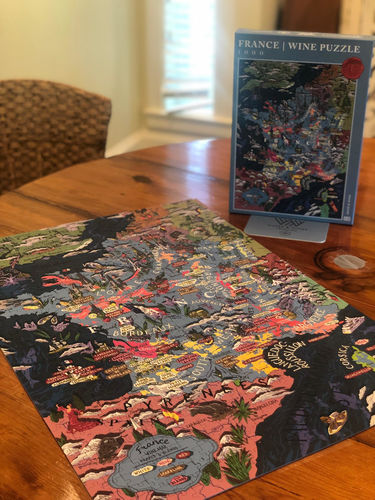 Customer photo review of Wine Puzzle - France