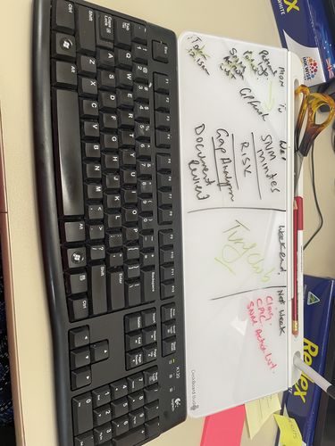 Customer photo review of DeskBoard Buddy™ (2 Pack)