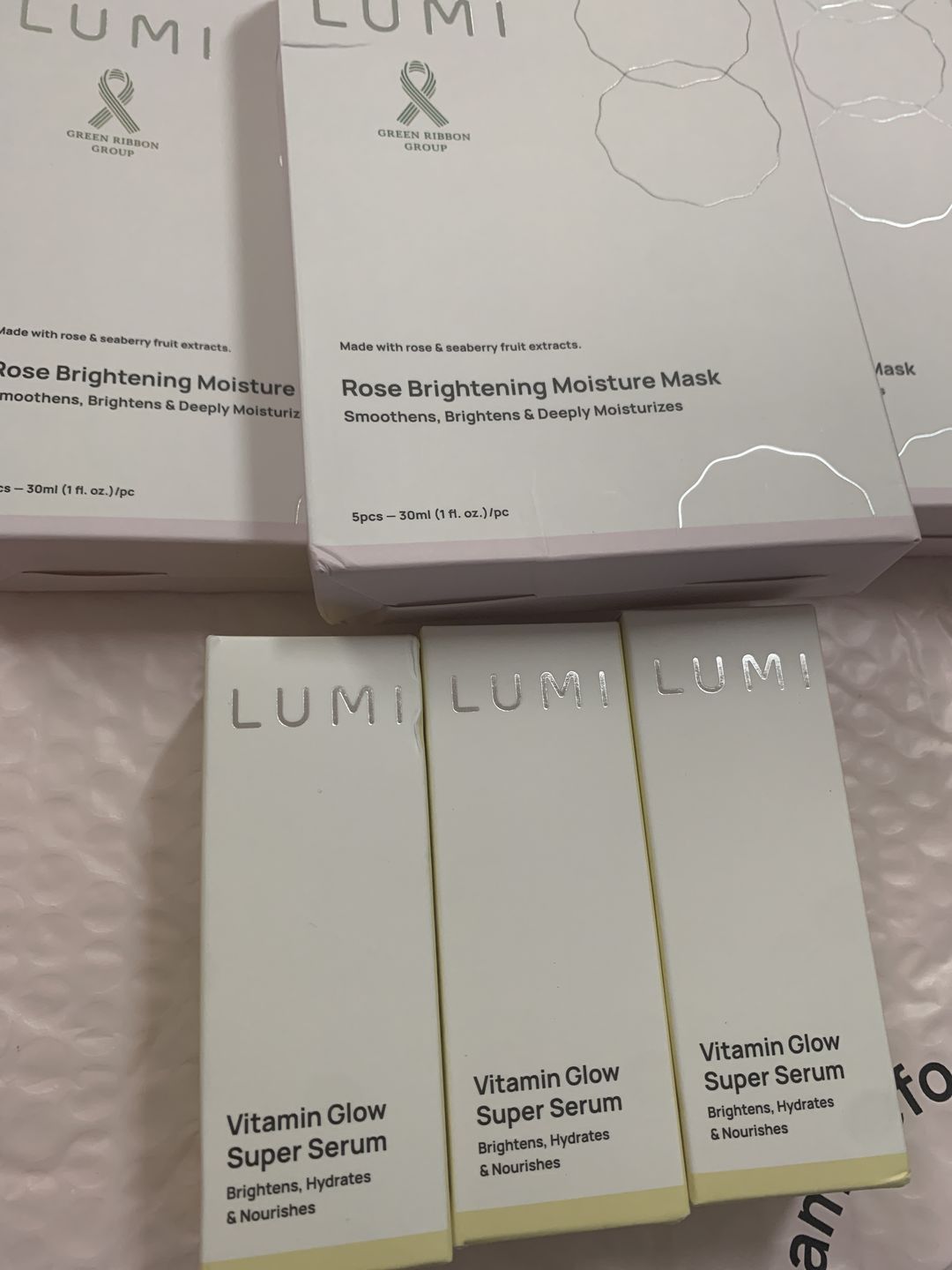 Customer photo review of Vitamin Glow Super Serum