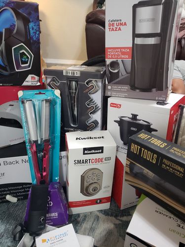 Customer photo review of Unclaimed Mail Mystery Box July Edition