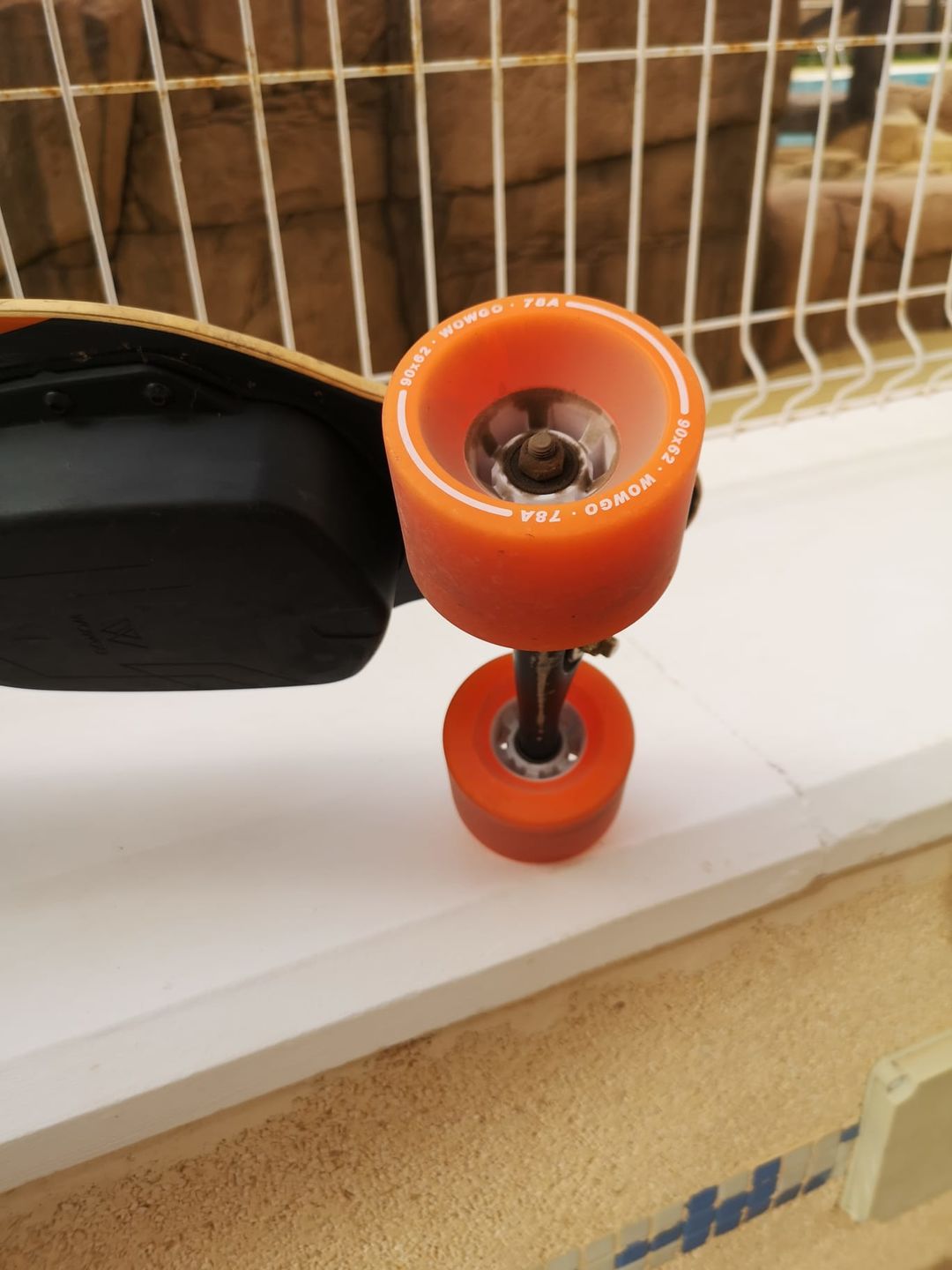 Customer photo review of Front wheels for WowGo 3/3X/mini2 (1 Pair）