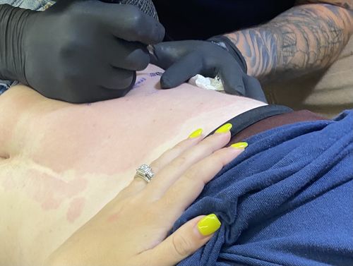Customer photo review of Signature + Numbing Cream