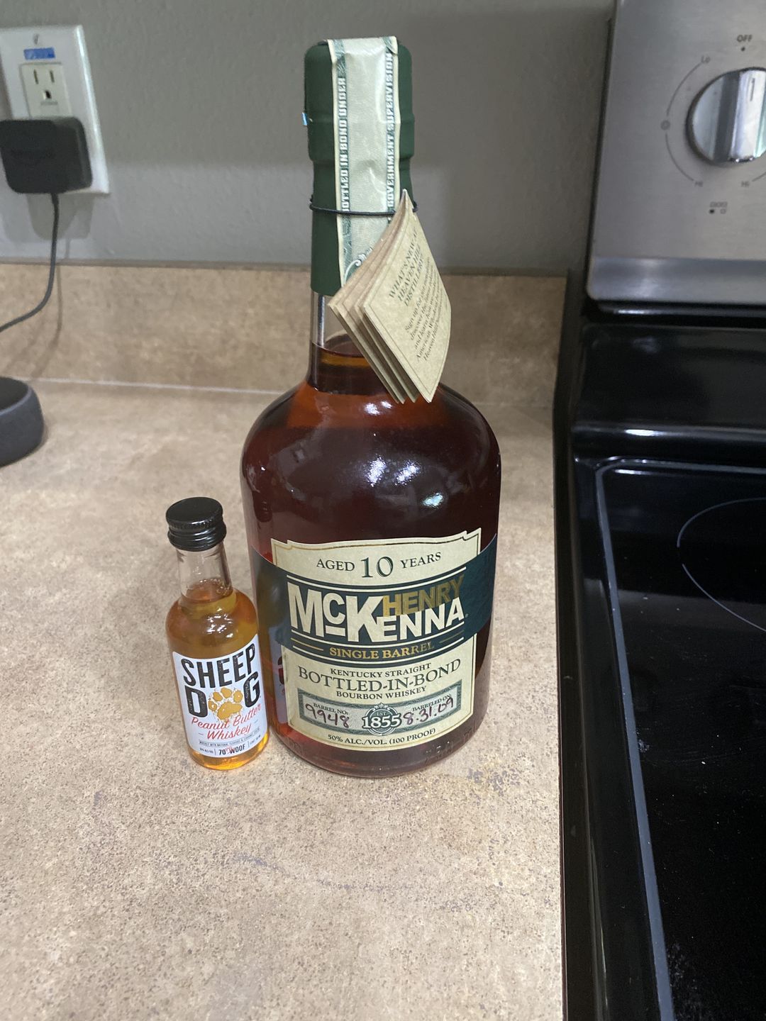 Customer photo review of Henry McKenna Aged 10 Year Single Barrel Bottled In Bond Bourbon Whiskey