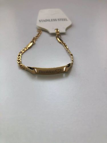 Customer photo review of Custom Baby Name Bracelet