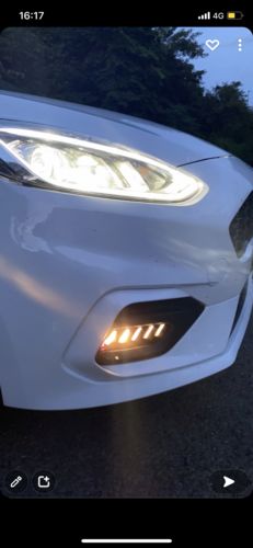 Customer photo review of Fiesta MK8 ST/ST Line "Race" Style Fog Light Armour