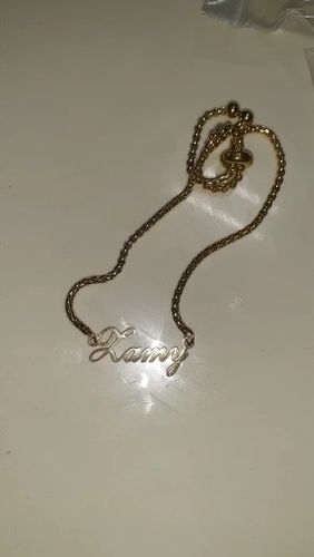 Customer photo review of Custom Name Bracelet