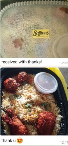 Customer photo review of BEE HOON BRIYANI SET