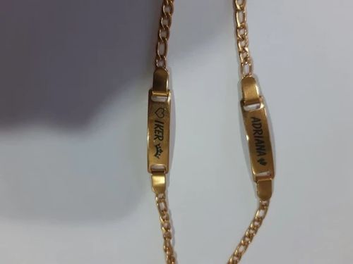 Customer photo review of Custom Baby Name Bracelet