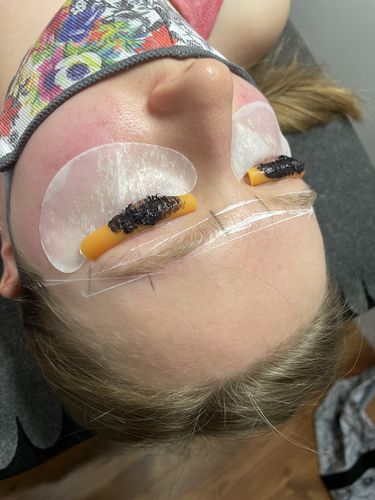 Customer photo review of Lash Lift Starter Kit By Elleebana