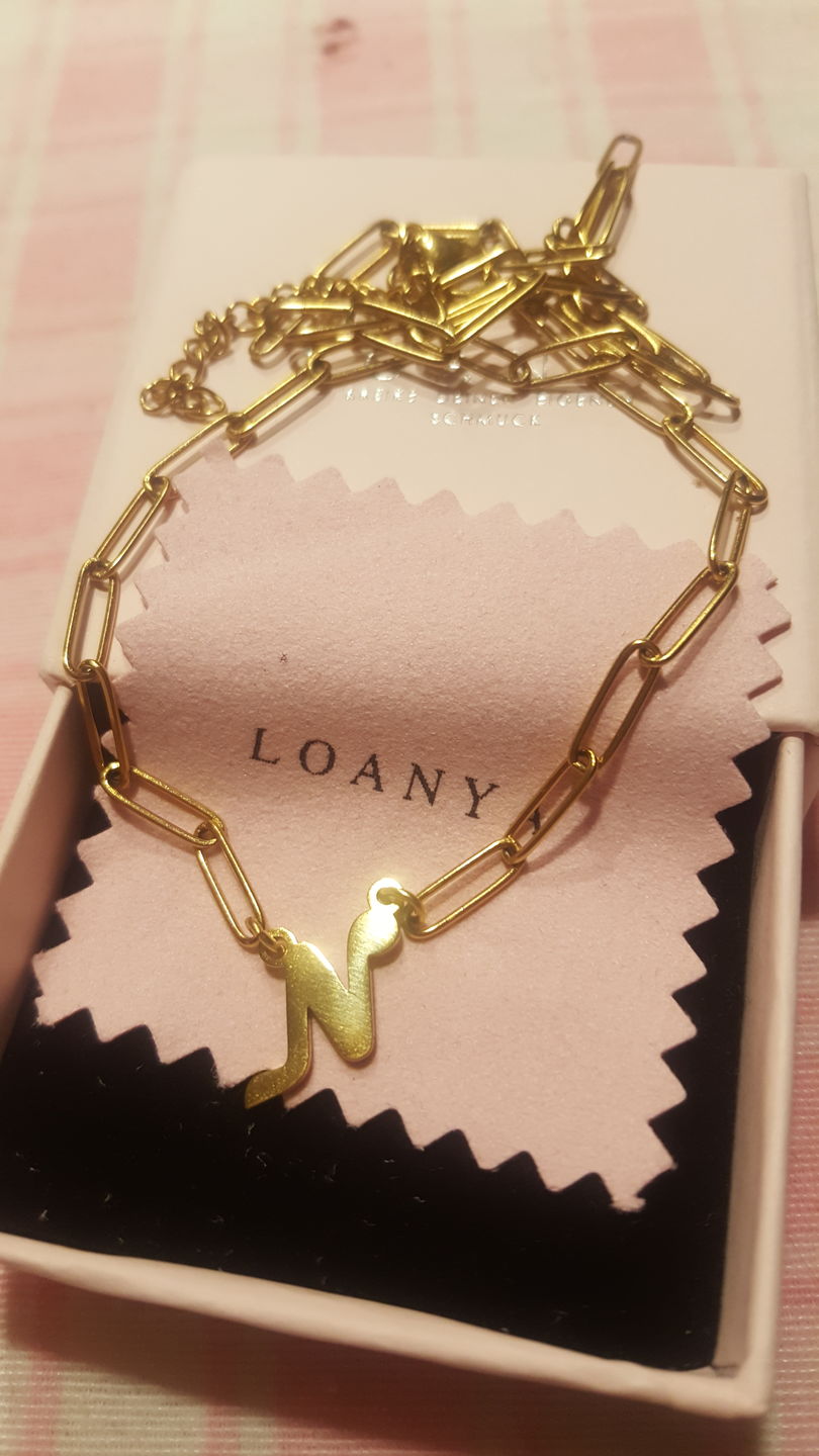 Customer photo review of LOANYA personalisierte Gliederkette