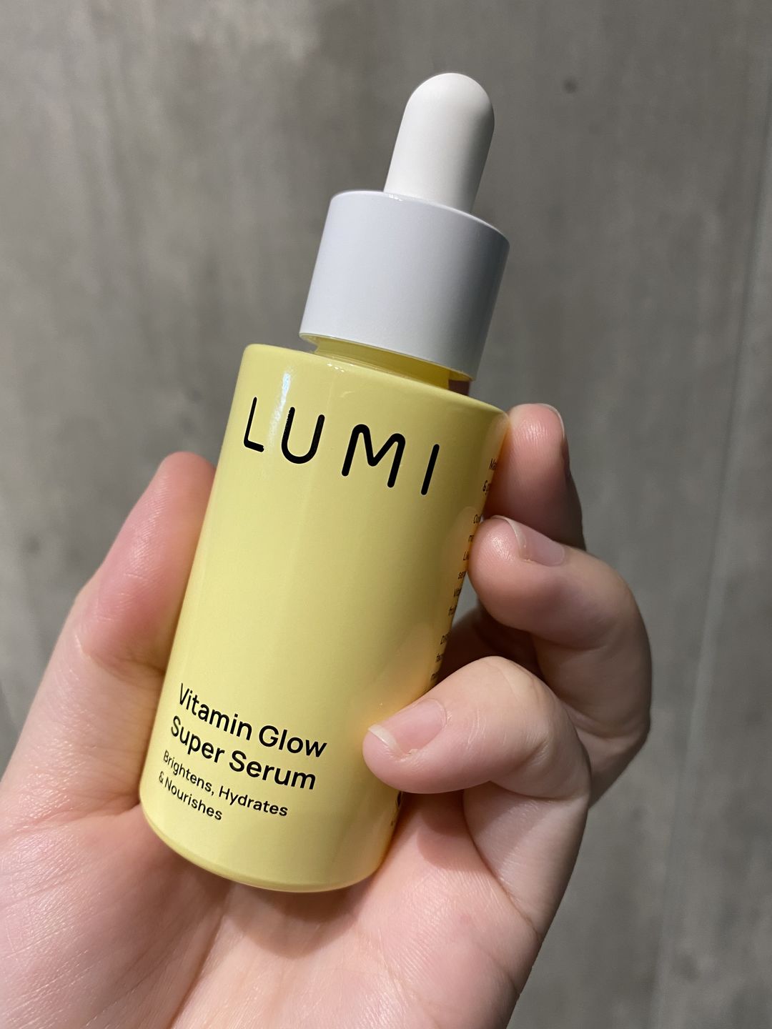 Customer photo review of Vitamin Glow Super Serum