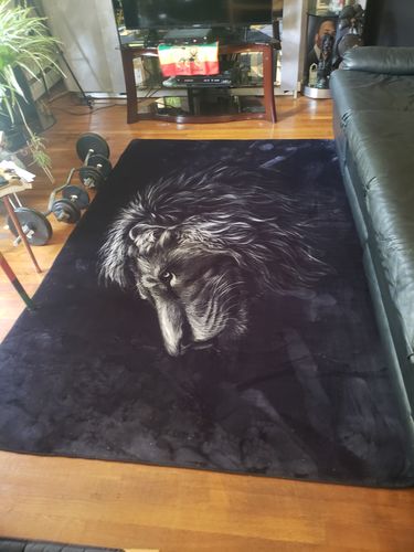 Customer photo review of B&W Lion SW2492 Rug