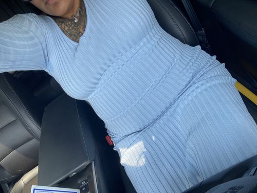 Customer photo review of Power Mesh Full Body Suit