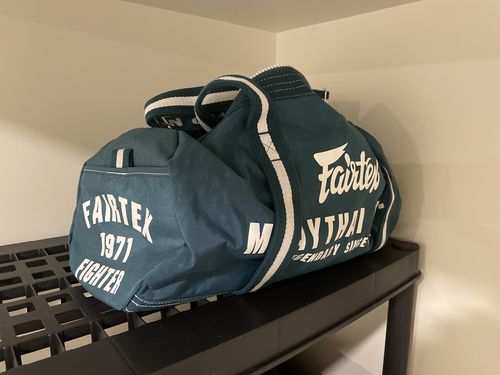 Customer photo review of FAIRTEX RETRO BARREL BAG - BAG9