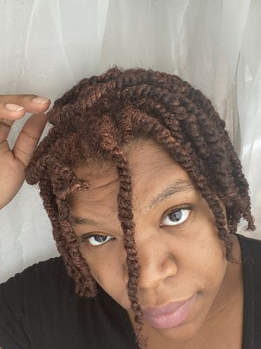 Customer photo review of Temporary Hair Color Pomade- Vegan