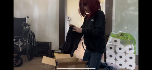 Customer photo review of Premium Amazon Returns Wholesale Clothing Box 10 for $35