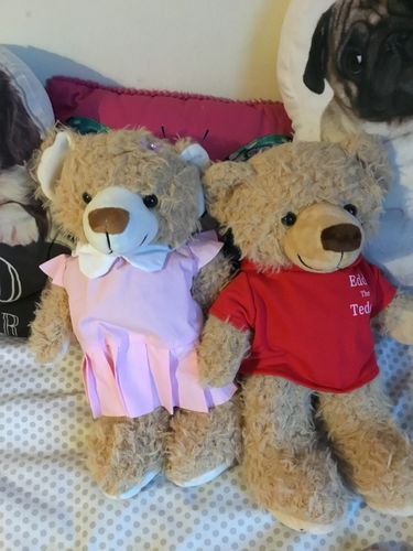 Customer photo review of Peggy The Girl Teddy Bear