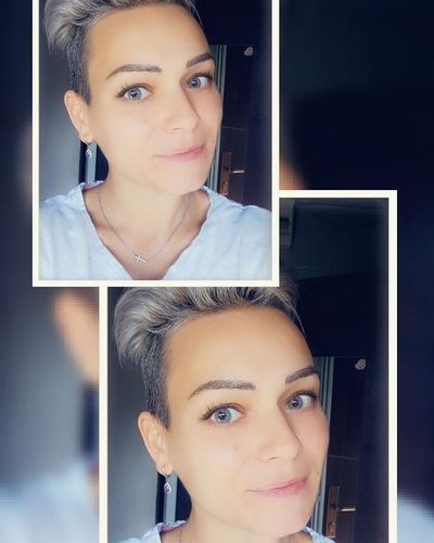 Customer photo review of Icoloured® Polar Lights Blue-Grey Colored Contact Lenses
