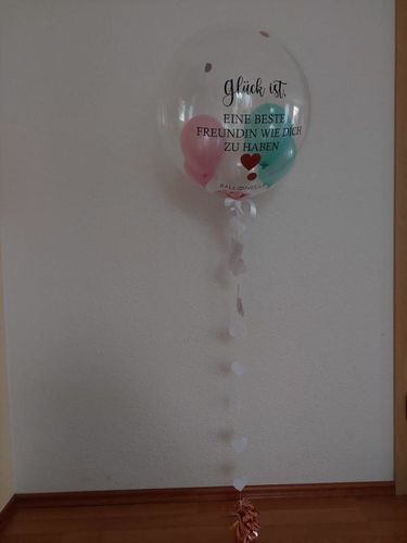 Kundenbewertung mit Foto zu BALLOONIZER - Ballon Konfigurator