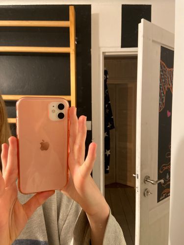 Customer photo review of Colorful Transparent Orange Soft iPhone Case