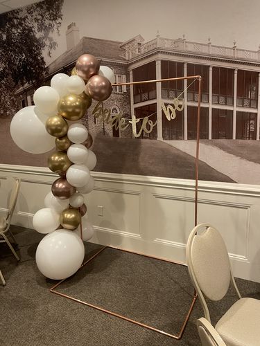 Customer photo review of Winter Wonderland Balloon Garland Kit