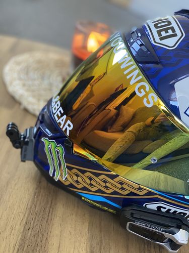 Customer photo review of Shoei X-14/X-Spirit III Camera Mount