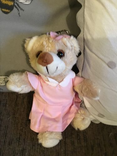 Customer photo review of Peggy The Girl Teddy Keyring