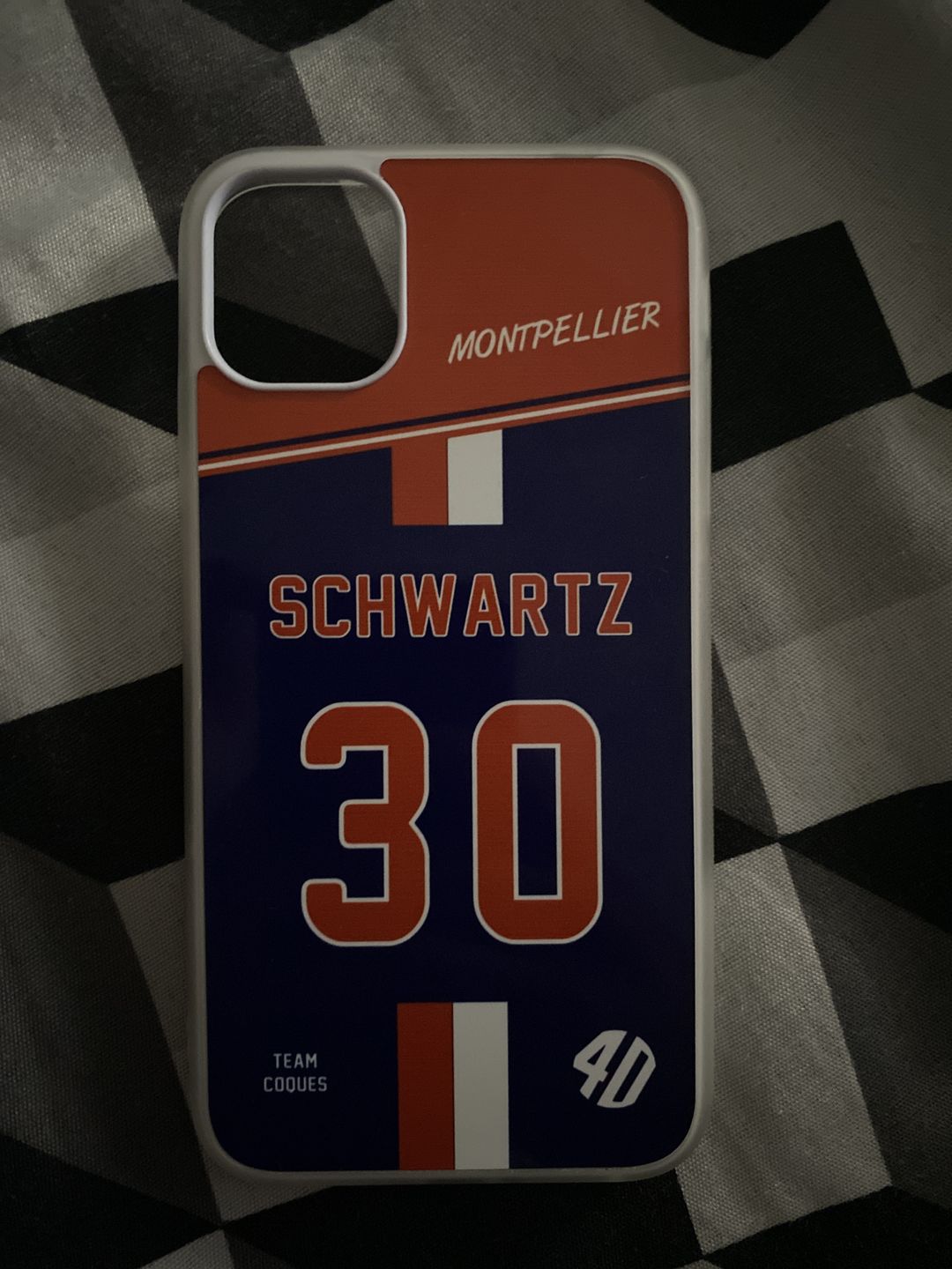 Customer photo review of Coque foot MONTPELLIER - flocage 100% personnalisable - iPhone smartphone