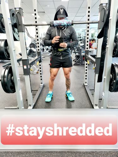 Customer photo review of Quads of the Gods - Lift Shorts - Black / Red
