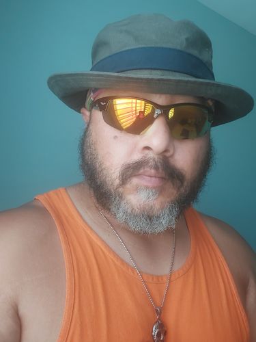 Customer photo review of Big Navy Green Bucket Hat