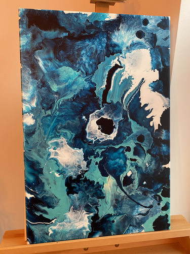 Customer photo review of Workshop: Acrylic Pouring / Einstieg ins Acrylgießen