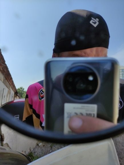 Customer photo review of Cooling Helmet Liner Skull Cap