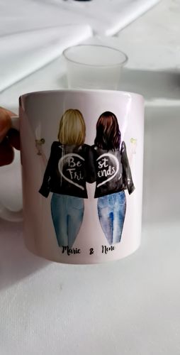 Customer photo review of Mug personnalisé | Les 2 meilleures amies