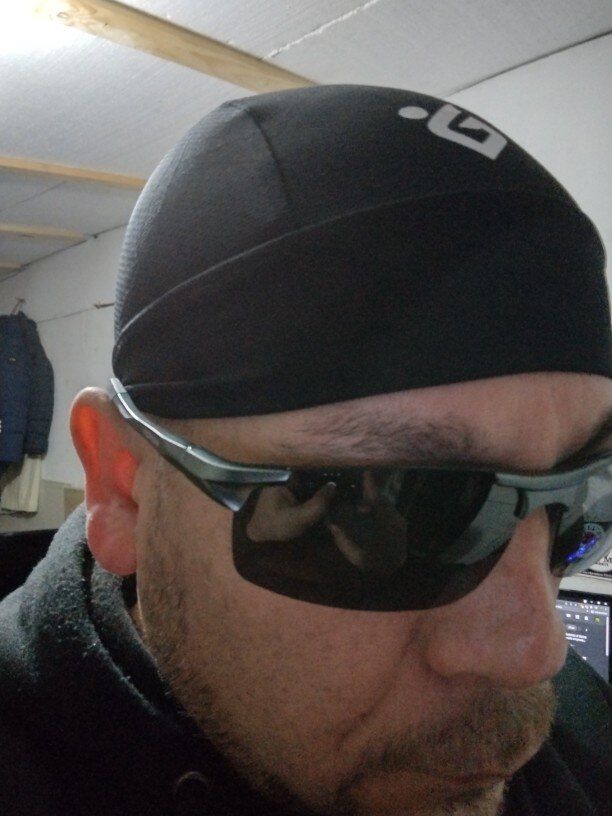 Customer photo review of Cooling Helmet Liner Skull Cap