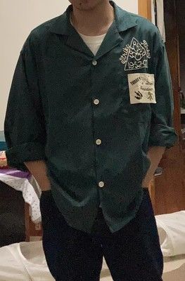 Customer photo review of ボウリング キューバ カラー シャツ