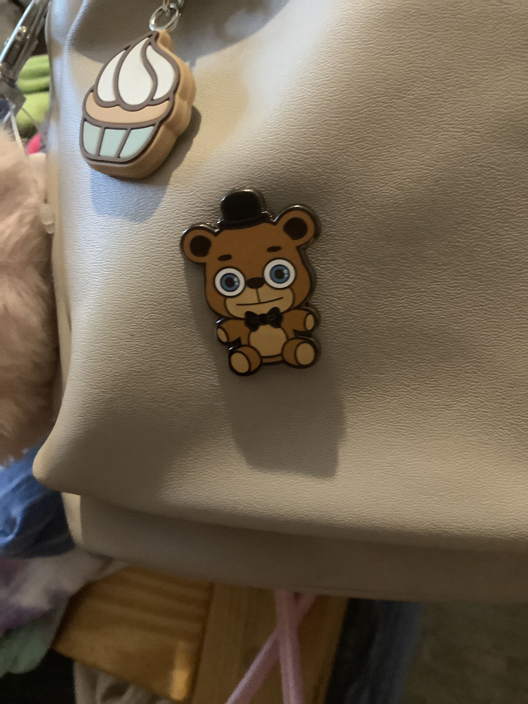 Customer photo review of Five Nights at Freddy's - Freddy Fazbear Collector's Pin