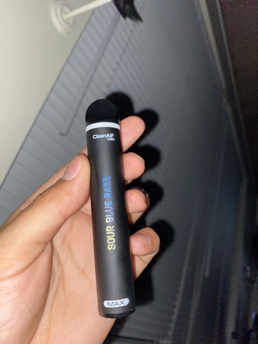 Customer photo review of 500 mg CBD Disposable Vape ~ CleanAF MAX in 10 Flavors