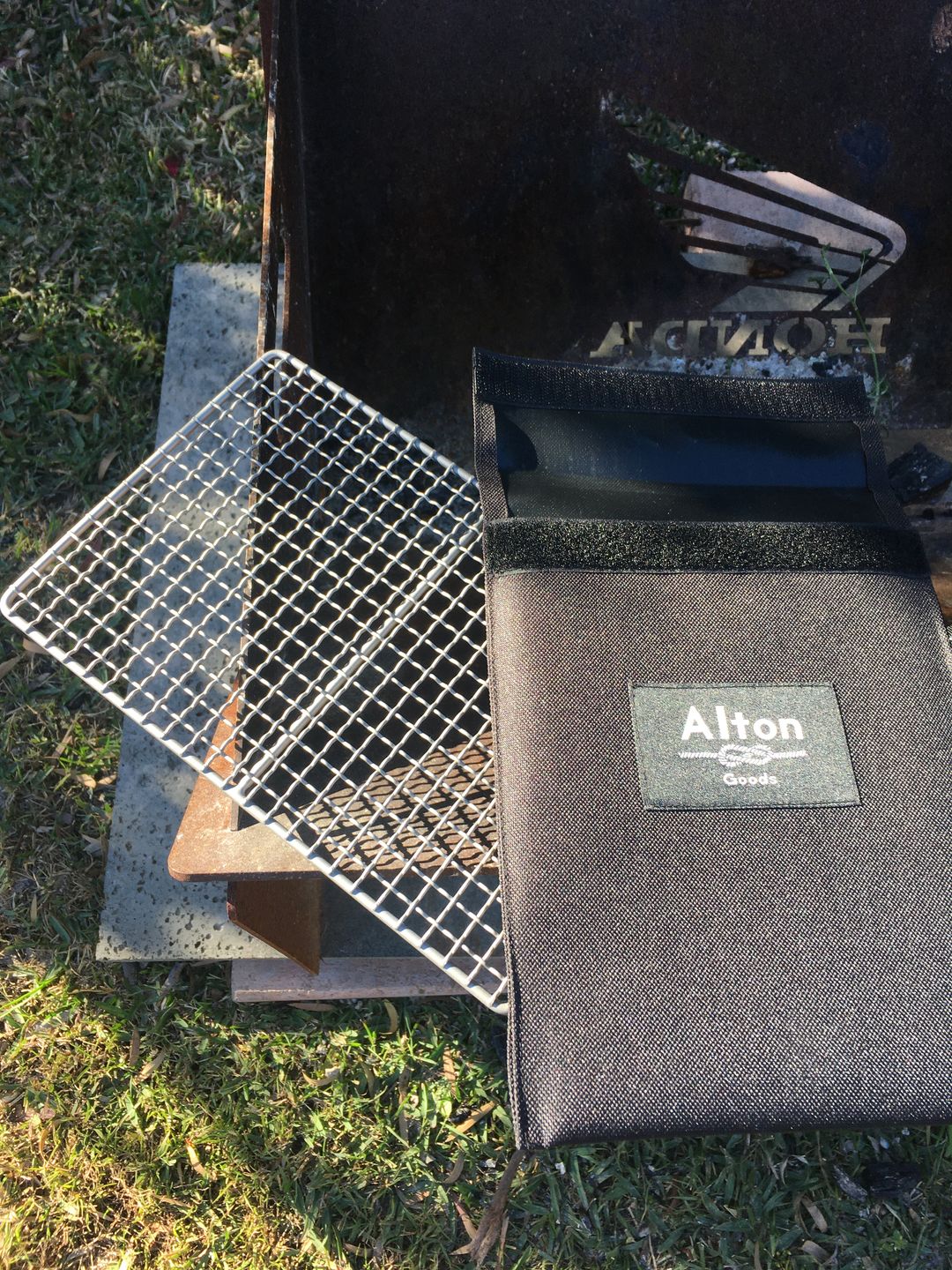 Customer photo review of Ultralight Titanium Grill