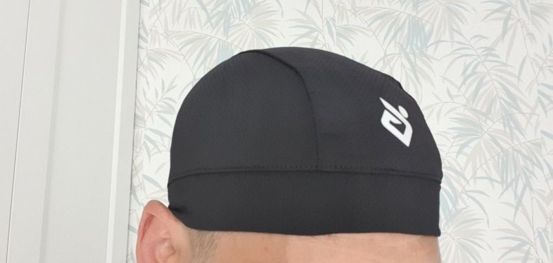 Customer photo review of Cooling Helmet Liner Skull Cap