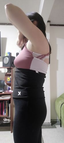 Customer photo review of Women's Heat Trapping Waist Toner